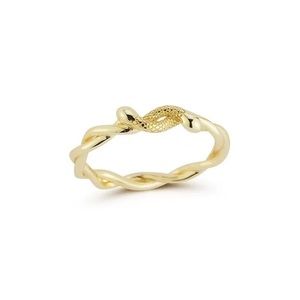 Glaze Jewelry 14K Over Silver Twisted Ring